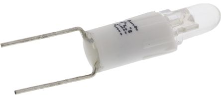 RS PRO LED Signalleuchte Weiß, 12V Ac/dc / 850mcd 3 Mm, Ø 4.25mm X 17mm, Sockel Zweipolig