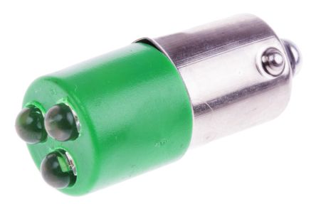 RS PRO Indicador LED, Verde, Lente Prominente, Ø Montaje 25 X 10mm, 230V Ac, 3mA, 345 X 3mcd