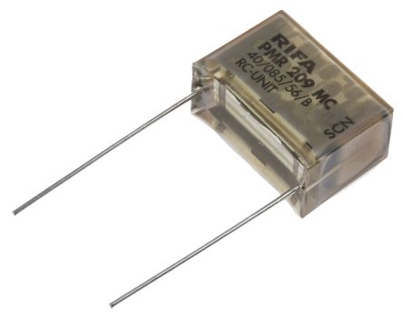 KEMET PMR209 RC-Kondensator, 220nF / 100Ω, 250 V Ac, 630V Dc, Metallisiertes Papier, Durchsteckmontage