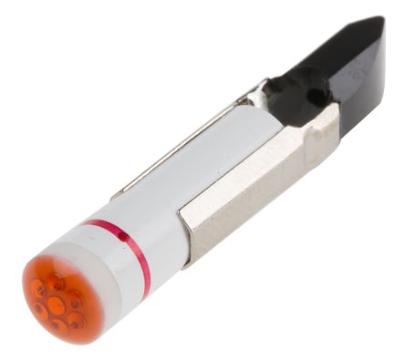 RS PRO LED Signalleuchte Rot, 28V Dc / 36mcd, Ø 5.5mm X 30.5mm, Telefonlampen-Sockel