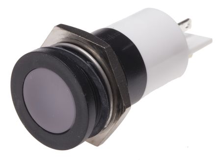 RS PRO LED Schalttafel-Anzeigelampe Weiß 24V Ac/dc, Montage-Ø 22mm, Lötanschluss