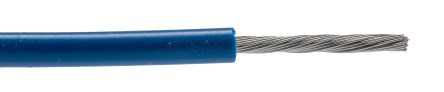 RS PRO Dark Blue Hook Up Wire, 18 AWG, 32/0.2, 100m, PVC Insulation