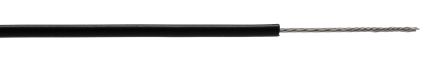 RS PRO Black Hook Up Wire, 26 AWG, 7/0.16, 305m, PVC Insulation