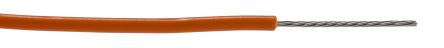 RS PRO Orange 24AWG Hook Up Wire, 24AWG, 7/0.2mm, 305m, PVC Insulation