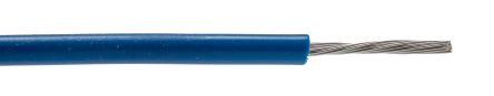 RS PRO Dark Blue Hook Up Wire, 18 AWG, 16/0.26, 100m, PVC Insulation
