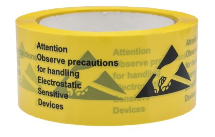 RS PRO 50mm x 66mm PVC ESD Tape