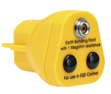 RS PRO Earth Bonding Plug With 10 mm Stud