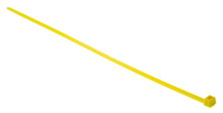 HellermannTyton 电缆扎带, 尼龙扎带, LK2A系列, 不易松脱, 270mm长x4.6 mm宽, 黄色