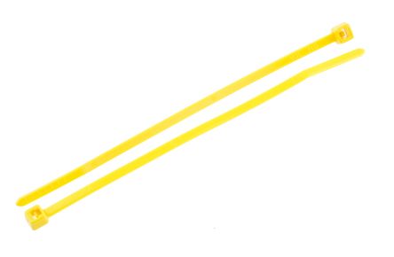 HellermannTyton Cable Tie, 100mm X 2.5 Mm, Yellow Nylon, Pk-100