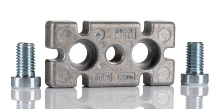 Bosch Rexroth Verbindungskomponente, Fußplatte, Befestigungs- Und Anschlusselement Für 8mm, M12, L. 20mm Passend Für