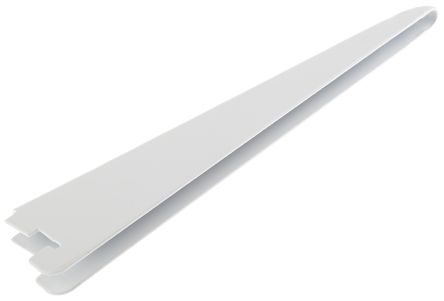 RS PRO Wandhalterung (Fachbodenregale) Typ Wandregalhalter Aus Stahl In Weiß, 48kg X 220mm