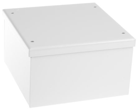 RS PRO Caja Para Instrumentación De Acero Laminado En Frío Gris, 150 X 150 X 90mm