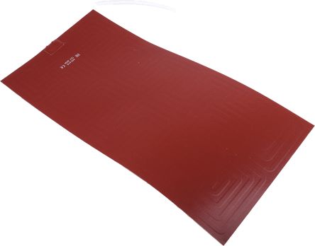 RS PRO Tapis Chauffant En Silicone Rectangle, 12 V C.c., 80 W, 200 X 400mm