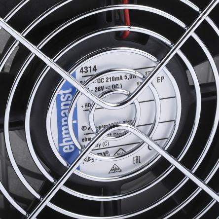 Pfannenberg PF 22.000 系列 IP54 过滤器风扇, 61m³/h过滤气体气流量, 145 x 145mm出口, 24 V 直流
