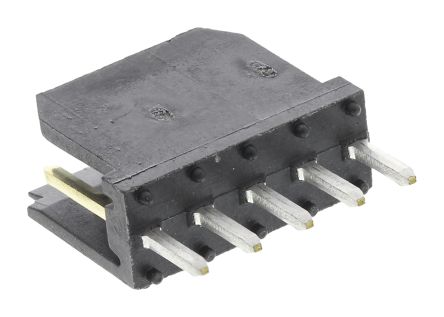 Amphenol Communications Solutions Conector Macho Para PCB Serie Dubox De 5 Vías, 1 Fila, Paso 2.54mm, Para Soldar,