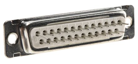 Amphenol ICC Amphenol D Sub-D Steckverbinder Buchse, 25-polig / Raster 2.76mm, Durchsteckmontage Lötanschluss