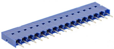 Amphenol Communications Solutions Conector Hembra Para PCB Serie Dubox, De 16 Vías En 1 Fila, Paso 2.54mm, 1 KV, 12A,