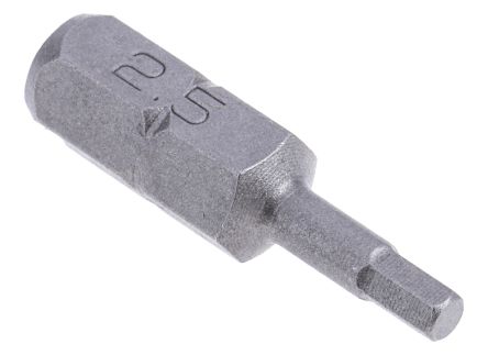 RS PRO Sechskant 2,5 Schraubbit, Schraubeinsatz CrV-Stahl