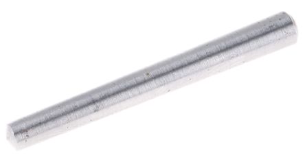 RS PRO Zylinderstift Passfeder, Typ Kegelstift, Ø 3mm, L. 30mm Stahl Glatt