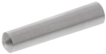 RS PRO Zylinderstift Passfeder, Typ Kegelstift, Ø 4mm, L. 20mm Stahl Glatt