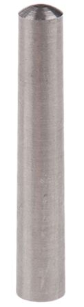 RS PRO Zylinderstift Passfeder, Typ Kegelstift, Ø 6mm, L. 40mm Stahl Glatt