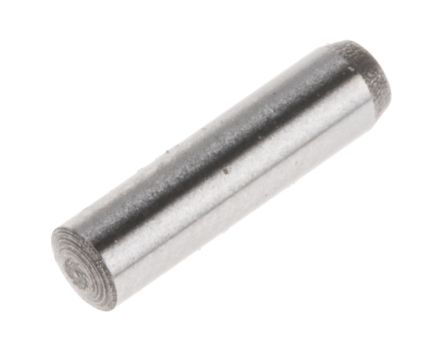 RS PRO 2.5mm Diameter Plain Steel Parallel Dowel Pin 10mm Long