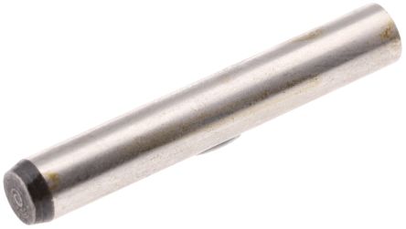RS PRO Zylinderstift Passfeder, Typ Parallel, Ø 6mm, L. 40mm Stahl Glatt