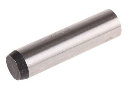 RS PRO Zylinderstift Passfeder, Typ Parallel, Ø 10mm, L. 40mm Stahl Glatt