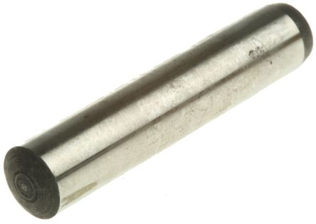 RS PRO Zylinderstift Passfeder, Typ Parallel, Ø 10mm, L. 50mm Stahl Glatt