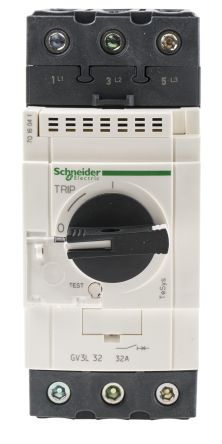 Schneider Electric GV3 Thermischer Überlastschalter / Thermischer Geräteschutzschalter, 3-polig, TeSys, 32A, 690V 132 X