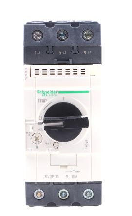 Schneider Electric GV3 Thermischer Überlastschalter / Thermischer Geräteschutzschalter, 3-polig, TeSys, 13A, 690V 132 X