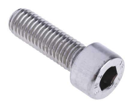 RS PRO M8 X 25mm Hex Socket Cap Screw Stainless Steel