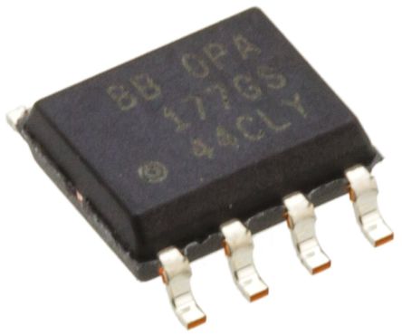 Texas Instruments OPA177GS, Precision, Op Amp, 600kHz, 8-Pin SOIC