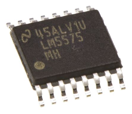 Texas Instruments, LM5575MH/NOPB Step-Down Switching Regulator, 1-Channel 1.5A Adjustable 16-Pin, TSSOP