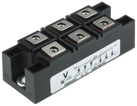 Vishay Brückengleichrichter, 3-phasig 160A 800V Tafelmontage 1.63V INT-A-pak 6-Pin 10mA Siliziumverbindung