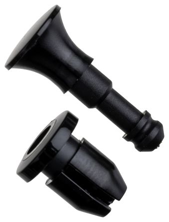 RS PRO Nylon Rivet Set Rivet, 6.35mm