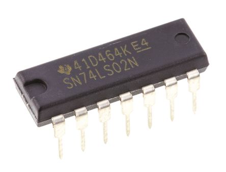 Texas Instruments Logikgatter, 4-Elem., NOR, LS, 8mA, 14-Pin, PDIP, 2