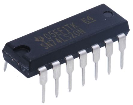 Texas Instruments Logikgatter, 2-Elem., NAND, LS, 8mA, 14-Pin, PDIP, 4