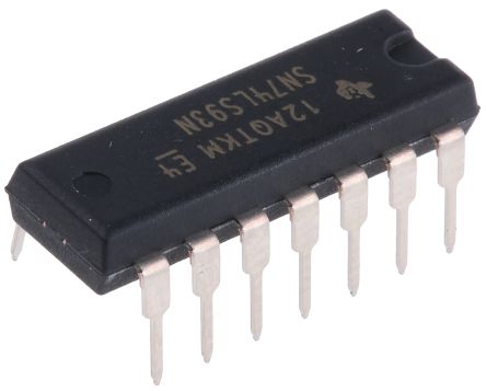Texas Instruments Zähler 4-Bit Zähler, Divider LS Aufwärtszähler THT Binär 14-Pin PDIP 1