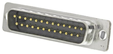 Amphenol ICC Amphenol L717D Sub-D Steckverbinder Stecker, 25-polig / Raster 2.76mm, Kabelmontage Schraubklemme