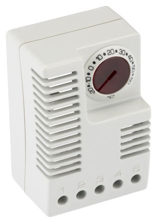 RS PRO Changeover Thermostat, 8A, 120V ac, -40 → 85°C