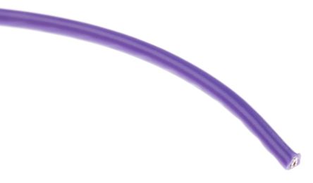 Alpha Wire Einzeladerleitung 0,52 Mm², 20 AWG 30m Violett PVC Isoliert Ø 1.75mm 10/0,25 Mm Litzen UL1007
