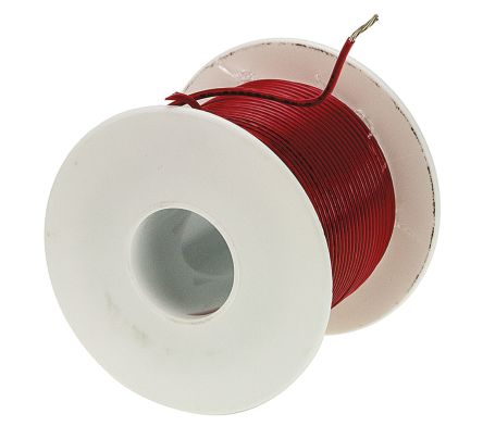 Alpha Wire Einzeladerleitung 0,75 Mm², 18 AWG 30m Rot SR-PVC Isoliert Ø 1.73mm 7/0,40 Mm Litzen UL1061