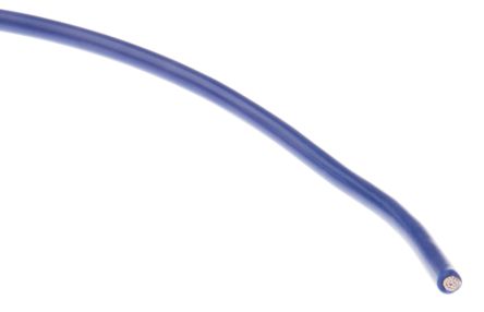Alpha Wire Einzeladerleitung 1,3 Mm², 16 AWG 30m Blau PVC Isoliert Ø 2.34mm 26/0,25 Mm Litzen UL1007