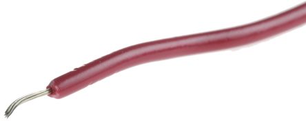 Alpha Wire Einzeladerleitung 0,2 Mm², 24 AWG 30m Rot PVC Isoliert Ø 2.24mm 7/0.20 Mm Litzen UL1015