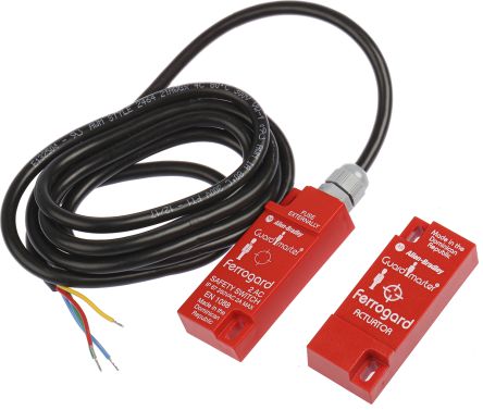 NEUTRAL 8888 Ferrogard 440N 2m Kabel Berührungsloser Sicherheitsschalter Aus Kunststoff 250V Ac, Öffner / Schließer, Magnet