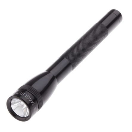 Mag-Lite Mini R3 Taschenlampe Glühlampe Schwarz Im Alu-Gehäuse, 9 Lm / 31 M, 127 Mm