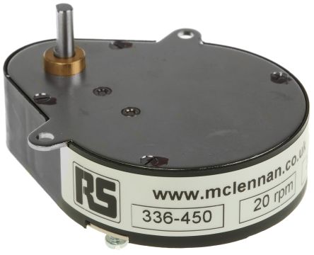 McLennan Servo Supplies 卵形齿轮箱, 25:2, 4mm轴径, 最高400rpm, 最大扭距0.45 Nm
