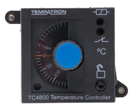 Tempatron 温控开关, 110 → 230 V ac电源, 继电器输出, 48 x 48mm