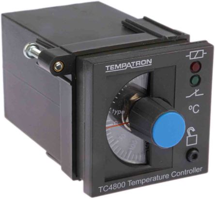 Tempatron Zweipunkt-Temperaturregler 1/16 DIN Relais Ausgang/ Thermoelement, Typ K Eingang, 110 → 240 V Ac, 48 X